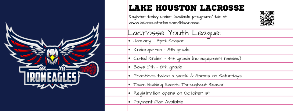 2024 Spring Youth Registration Opens 10.1.23