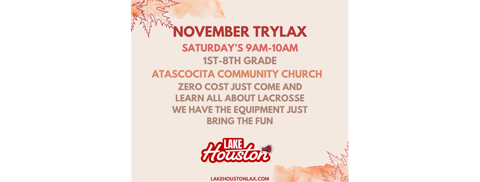 2025 FREE November TryLax Saturdays
